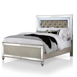 2pc La Mesa Bed And Chest Set Silver - HOMES: Inside + Out -Cheap Homes Inside Out Store GUEST 01b50b41 7176 4492 a16f e59b8737271b