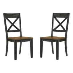 2pk Calton X Shaped Back Dining Chairs - HOMES: Inside + Out -Cheap Homes Inside Out Store GUEST 01e2dde1 1b47 4cc1 a319 39a2b20ea46e