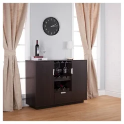 Roslyn Modern Multi-Storage Buffet Espresso - HOMES: Inside + Out