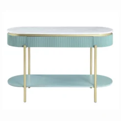 Cartehena Faux Marble Sofa Table With Drawer - HOMES: Inside + Out -Cheap Homes Inside Out Store GUEST 0aa0cd3a 004f 486a 91c1 865e564ef54b