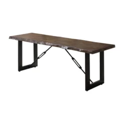 3pc Iohomes Kopec Industrial Style Dining Table Set Walnut - HOMES: Inside + Out -Cheap Homes Inside Out Store GUEST 0bfe9f1b 569a 4cf0 84c5 b027164cee03