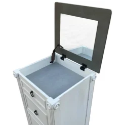 Magg 4 Drawer Jewelry Chest With Flip Up Mirror Antique White/Antique Gray Two Tone - HOMES: Inside + Out -Cheap Homes Inside Out Store GUEST 0fd6b793 f5d0 4197 b5b2 3e892dcdc1c3