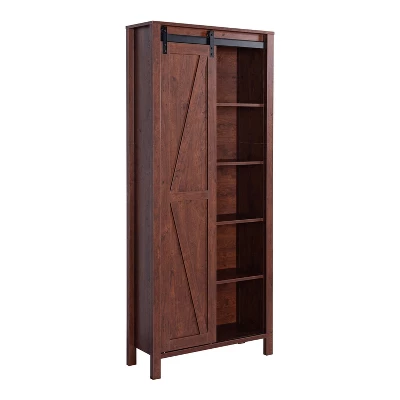72" Arbolada Sliding Door Bookcase - HOMES: Inside + Out 1 72" Arbolada Sliding Door Bookcase - HOMES: Inside + Out