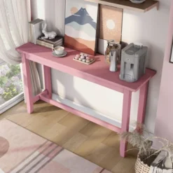 Rockland Counter Height Table With USB Port Antique Pink - HOMES: Inside + Out -Cheap Homes Inside Out Store GUEST 161912db 8ada 445a 9bbb 1bdded13a6a9
