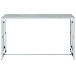 Stagge Glam Rectangle Sofa Table Chrome - HOMES: Inside + Out -Cheap Homes Inside Out Store GUEST 163e6640 d7ba 4efb 94e4 36ac1b1ad5f0