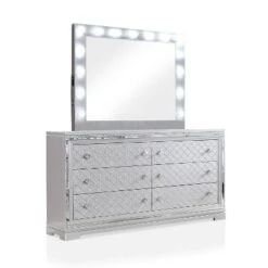 5pc Tenaya Bedroom Set Silver/Gray - HOMES: Inside + Out -Cheap Homes Inside Out Store GUEST 16a2fced 82a0 403b bd9d b9b8638575ab