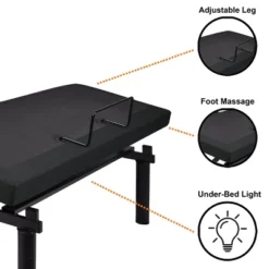 Serene Dual Massage Adjustable Bed Frame - HOMES: Inside + Out -Cheap Homes Inside Out Store GUEST 178165e4 1f8d 415f 8ba3 08638658c101