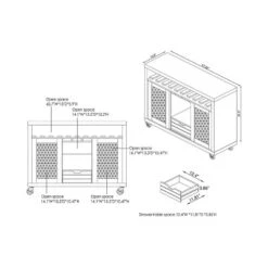 Iohomes Willis Industrial Dining Buffet Black - HOMES: Inside + Out -Cheap Homes Inside Out Store GUEST 183aa309 9114 4ddd 81c9 01521f3283a0 1