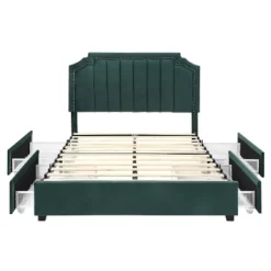 Hanger Glam Upholstered Bed With 4 Side Drawers - HOMES: Inside + Out -Cheap Homes Inside Out Store GUEST 18f71c2d d117 40ad adb4 d1b85d03d6cf