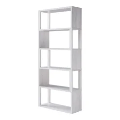 70.5" Montalva 5 Shelf Bookcase White Oak - HOMES: Inside + Out