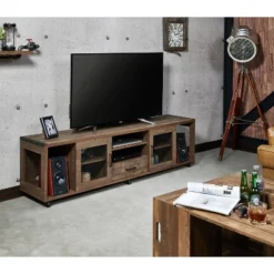 Garda Multi Storage Tv Stand For Tvs Up To 70" - HOMES: Inside + Out -Cheap Homes Inside Out Store GUEST 202b0980 5dee 4c4b 8926 bf1bede657c8