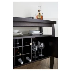 Angla Modern Bold Curved Dining Buffet Espresso - HOMES: Inside + Out -Cheap Homes Inside Out Store GUEST 21511cc0 db20 4ea6 a329 ed5acdd63413