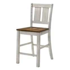 5pc Naxti Rustic Round Counter Height Dining Table Set Light Oak/Antique White - HOMES: Inside + Out -Cheap Homes Inside Out Store GUEST 219d1851 86b5 4610 9bf7 34a2eeb484a6