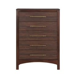 Melonnes 5 Drawer Chest Walnut - HOMES: Inside + Out -Cheap Homes Inside Out Store GUEST 240c4cf6 d7b0 490e 9d89 a51b00f73d9a