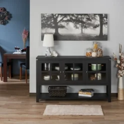 3pc Torrey TV Stand And Media Tower Set Black - HOMES: Inside + Out -Cheap Homes Inside Out Store GUEST 256927b2 6db6 45cd 91a2 d72c41adb3e5