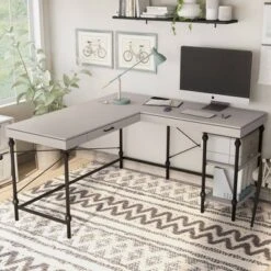59" Gulnora L Shaped Desk With USB Power Ports - HOMES: Inside + Out 18 59" Gulnora L Shaped Desk With USB Power Ports - HOMES: Inside + Out -Cheap Homes Inside Out Store GUEST 268daccc 845a 4a7b a9e0 b545e017df7d