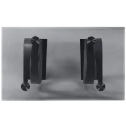 58" Gleneagles Modern Rectangle Glass Top Dining Table Gray/Champagne/Black - HOMES: Inside + Out -Cheap Homes Inside Out Store GUEST 29435789 cc3d 47df b75d ac2da8722ed1