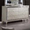 La Mesa 6 Drawer Glam Dresser Silver - HOMES: Inside + Out