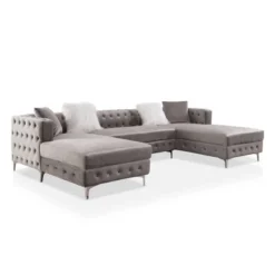 Elmhurst U Shaped Glam Tufted Sectional - HOMES: Inside + Out -Cheap Homes Inside Out Store GUEST 29b07b2d 5a4f 4bbd 926b c0a67bb663a2