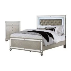 2pc La Mesa Bed And Chest Set Silver - HOMES: Inside + Out -Cheap Homes Inside Out Store GUEST 2bd94013 86d6 4db4 a090 96c2efdaa57b