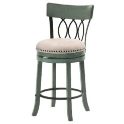 Set Of 2 24" Darlowe Swivel Counter Height Barstools - HOMES: Inside + Out -Cheap Homes Inside Out Store GUEST 2bee4b66 7e3d 4e72 84b8 588ee0f00494