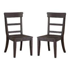 2pk Strasbourg Rustic Ladder Back Side Chairs - HOMES: Inside + Out -Cheap Homes Inside Out Store GUEST 2f175136 fd20 4fe1 b956 6d47ca08cbcf