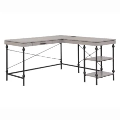59" Gulnora L Shaped Desk With USB Power Ports - HOMES: Inside + Out 20 59" Gulnora L Shaped Desk With USB Power Ports - HOMES: Inside + Out -Cheap Homes Inside Out Store GUEST 313acb8f 48a3 4feb b62d 7ebdd457b3e0