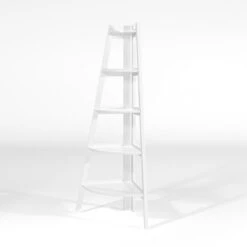 63.25" Lynch 5 Shelf Corner Bookcase - HOMES: Inside + Out -Cheap Homes Inside Out Store GUEST 33fd2ce2 1280 463e 8bc6 2da3ee40d49d