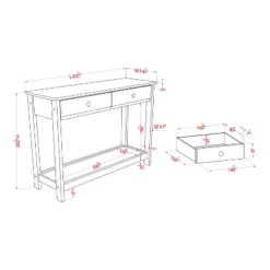 Clonard Wooden Sofa Table Gray - HOMES: Inside + Out 5 Clonard Wooden Sofa Table Gray - HOMES: Inside + Out -Cheap Homes Inside Out Store GUEST 342fa7ad 1665 43f3 af9e ada830057a5c