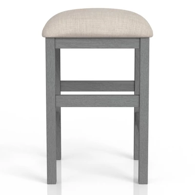 5pc Gardenside Expandable Counter Height Dining Table Set White/Light Gray/Beige - HOMES: Inside + Out 7 5pc Gardenside Expandable Counter Height Dining Table Set White/Light Gray/Beige - HOMES: Inside + Out - Image 7