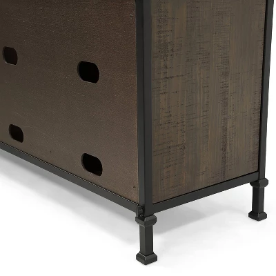 Kelson Multi Storage TV Stand For TVs Up To 80" Medium Weathered Oak - HOMES: Inside + Out 5 Kelson Multi Storage TV Stand For TVs Up To 80" Medium Weathered Oak - HOMES: Inside + Out - Image 5