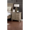 3 Earl Drawer Nightstand Gray - HOMES: Inside + Out