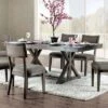 78" Rawlins Rectangular Extendable Dining Table Gray - HOMES: Inside + Out