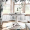 Kennegad Round Dining Table White - HOMES: Inside + Out