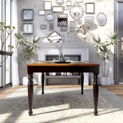 Jameson Country Style Extendable Dining Table Black/Oak - HOMES: Inside + Out -Cheap Homes Inside Out Store GUEST 3db94faf 7110 4234 8b55 b4ce212eceac