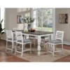 7pc Cambrien Rustic Farmhouse Counter Height Dining Set Antique White/Gray - HOMES: Inside + Out