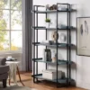 Kellare 5 Shelf Contemporary Bookcase - HOMES: Inside + Out