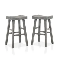Set Of 2 29" Lille Seat Saddle Counter Height Barstools - HOMES: Inside + Out -Cheap Homes Inside Out Store GUEST 4ee82c4d d7de 423f a876 63ba55f2b44f