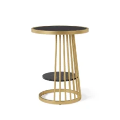 Tinful Modern Round Side Table - HOMES: Inside + Out -Cheap Homes Inside Out Store GUEST 4f7688ec db35 4b42 9263 39e5cf647079