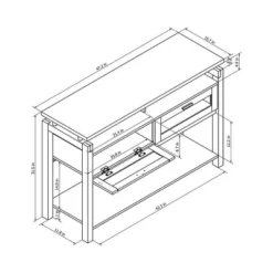 Ambrose Console Table Espresso - HOMES: Inside + Out -Cheap Homes Inside Out Store GUEST 50a9b477 b04a 40a1 b304 d3e7c89f9fae
