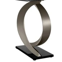 58" Gleneagles Modern Rectangle Glass Top Dining Table Gray/Champagne/Black - HOMES: Inside + Out -Cheap Homes Inside Out Store GUEST 5134a2fa 4628 46e5 92d7 b6d09faf2cd3