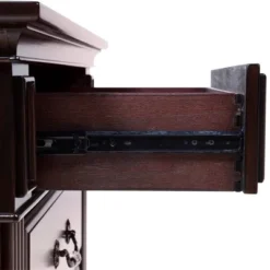 3pc California King Pennings Traditional Bed Set And Nightstand With Chest Dark Walnut - HOMES: Inside + Out -Cheap Homes Inside Out Store GUEST 5385fc09 a351 4eeb 8346 ba54f3170487