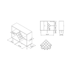 Miko Wine Cabinet Galaxy Black - HOMES: Inside + Out -Cheap Homes Inside Out Store GUEST 580ae089 9aa2 4cad bbd9 f7556606bd8a