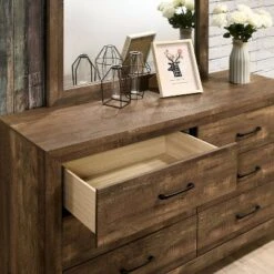 Quail 6 Drawer Dresser Rustic Light Walnut - HOMES: Inside + Out -Cheap Homes Inside Out Store GUEST 5d633156 8466 49cf 91f6 9515da7c956e