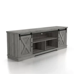 2pc Clander TV Stand And Bookcase Tower Set Vintage Gray Oak - HOMES: Inside + Out -Cheap Homes Inside Out Store GUEST 5d9fd391 410f 4131 a9e0 09b68bdc5b92