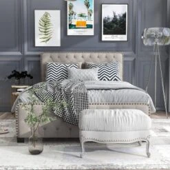 Phebe Button Tufted Upholstered Bed - HOMES: Inside + Out -Cheap Homes Inside Out Store GUEST 5daa06f4 f6bc 42d2 baa7 1aabde9e7c22