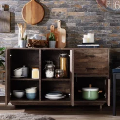 Iohomes Frakes Contemporary Buffet Table Natural Tone - HOMES: Inside + Out -Cheap Homes Inside Out Store GUEST 5f8fe858 7340 46d6 82ce d468b2cb2379