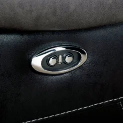 Van Wyk Power Recliner Sectional Gray/Black - HOMES: Inside + Out -Cheap Homes Inside Out Store GUEST 601e6e06 024e 4ead 8034 4856edfe0986