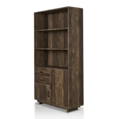 69.8" Tappan Bookcase With Cabinet Reclaimed Oak - HOMES: Inside + Out -Cheap Homes Inside Out Store GUEST 6126529a 5085 49be aa77 9ed263a2e1ad