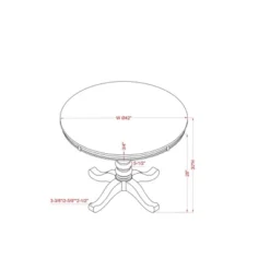 Kennegad Round Dining Table White - HOMES: Inside + Out -Cheap Homes Inside Out Store GUEST 626801c8 6db8 429f 80c6 020505e95d12